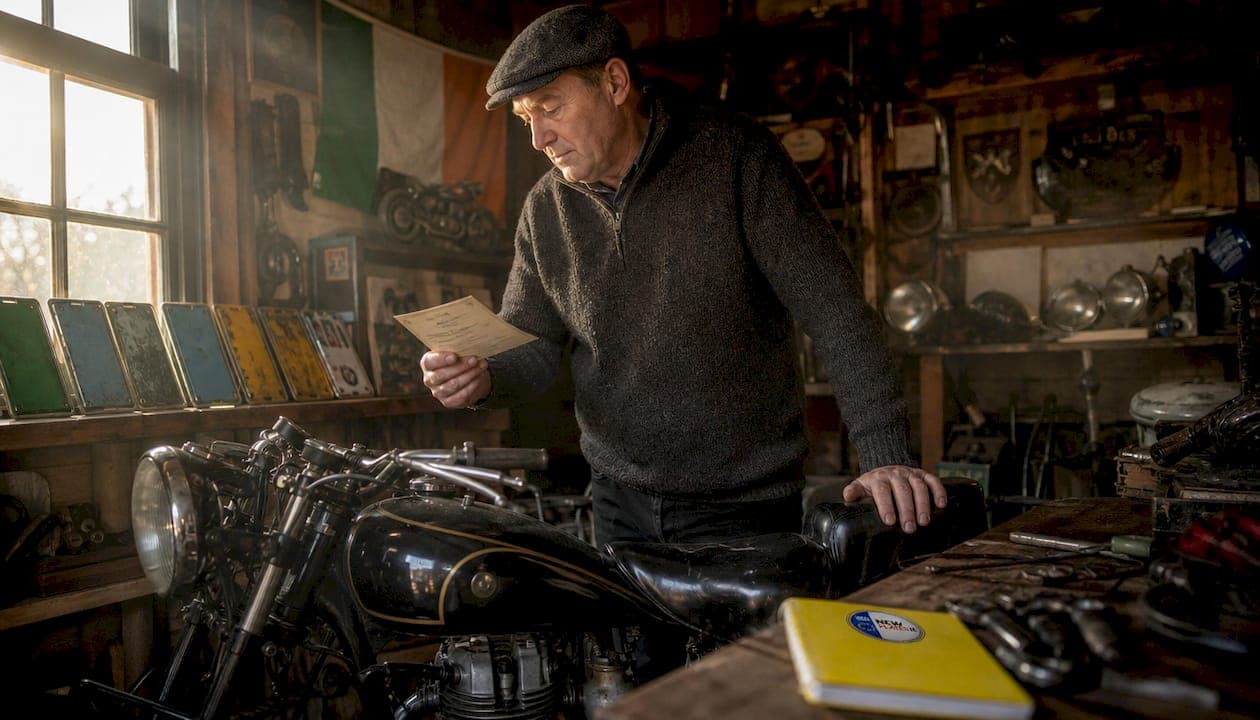 Vintage Motorcycle Plate in Ireland: 2026 Guide